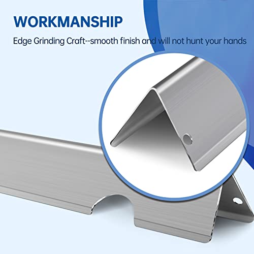 Stainless Steel Grill Flavorizer Bar BBQ Gas Grill Replacement Parts for Weber Genesis II 300 Series Genesis II E (Stainless Steel 3+5)