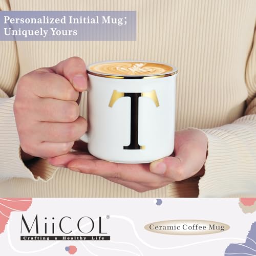 Ceramic Coffee Mug 16oz (Letter T Mug)