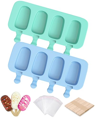 Popsicle Molds Set of 2 (green blue)