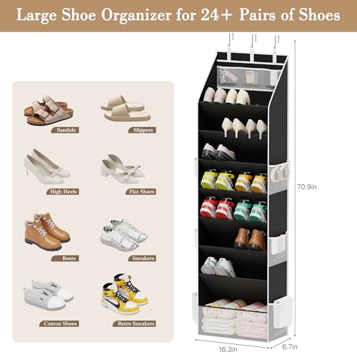 Shoe Organizer (Black / 1 Pack)