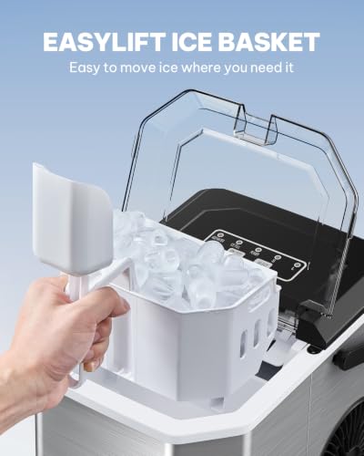 Ice Makers Countertop (Stainless Steel / 26 lbs)