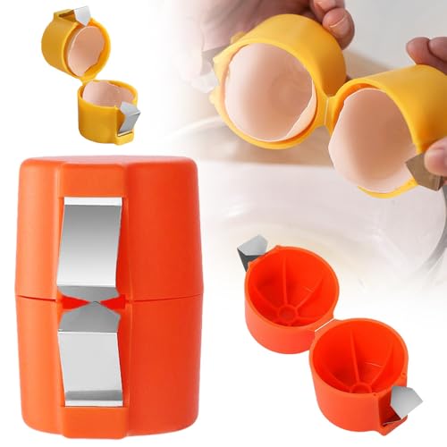 Stainless Steel Egg Shell Opener (Red)