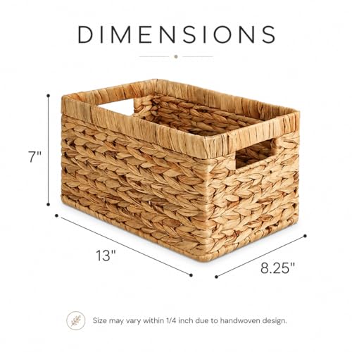 Wicker Storage Baskets for Shelves