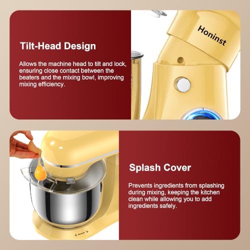 4QT Electric Stand Mixer (Light Gold)