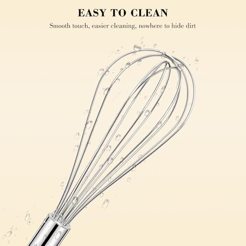 3 Pack Stainless Steel Whisk Set (3 Count)