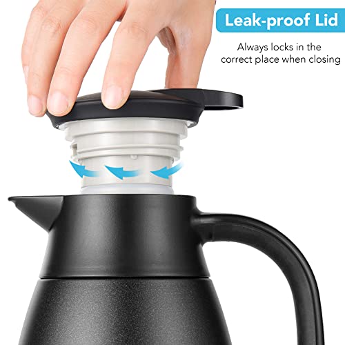 51 Oz Thermal Coffee Carafe (Starry Black / 51 Ounces)