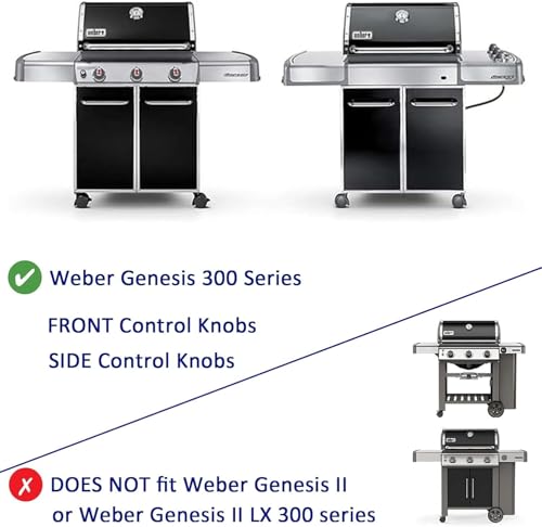 Genesis Grill Parts for Weber Genesis 300 Series (Black-Genesis Grill Parts)