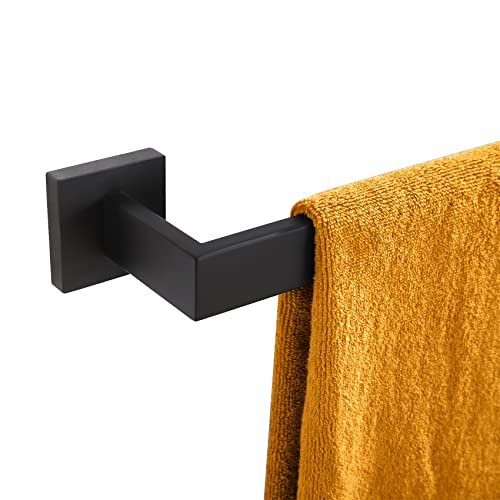 20 Inch Single Towel Bar (Matte Black / 20-Inch)