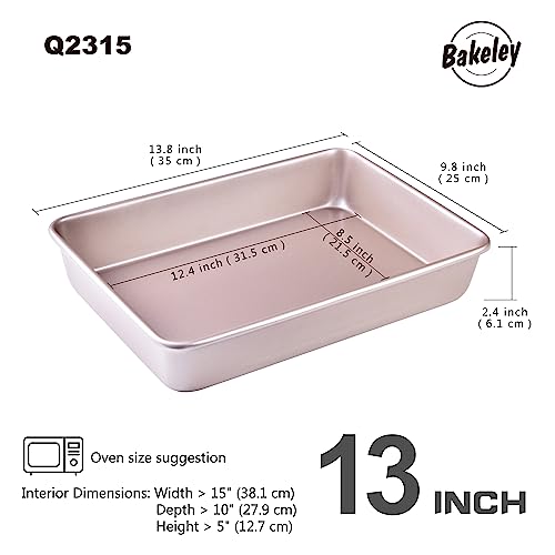 9 x 13 Inch Nonstick Rectangle Cake Pan (13" Deep Rectangle)
