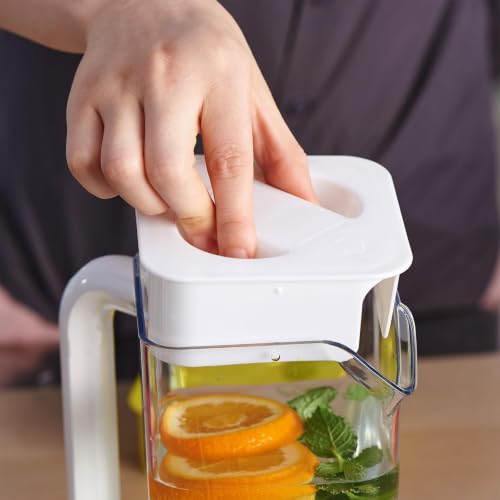 2 Pack 2 Liters (White & Orange)