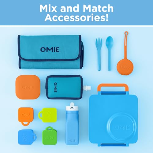 OmieBox Kids Insulated Leakproof Bento Lunch Box with Food Jar