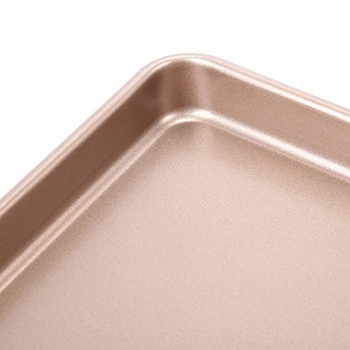 12.7 Inch Nonstick Baking Sheets & Cookie Trays for Oven (Gold - 12.7 inch)