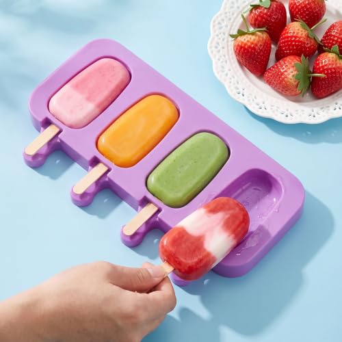 Popsicle Molds Set of 2 (Blue, Purple)