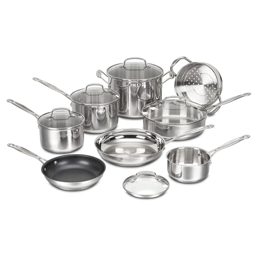Chef's Classic Stainless Cookware 13 (13 Piece Set)