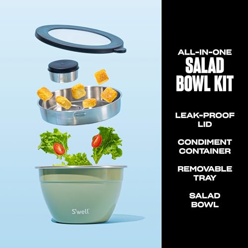 Stainless Steel Salad Bowl Kit 64oz