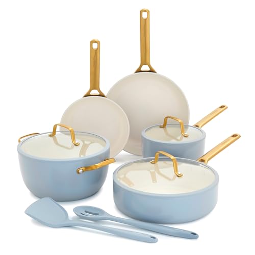 Nonstick Reserve Pro 10 Piece Cookware Set (Glacier Blue / 10 Piece Cookware Set)