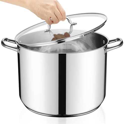 24 Quart Large Stock Pot
