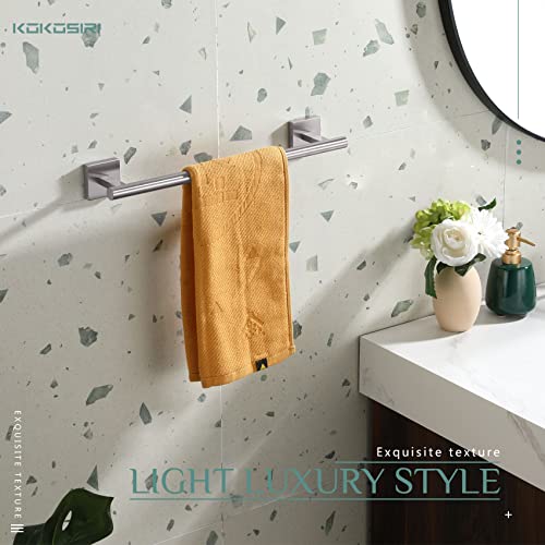 Towel Holder 16 Inch Bathroom Hand Towel Bar for Bath Kitchen Toilet Brushed Nickel Stainless Steel B4005BR (Brushed Nickel / 16-Inch)