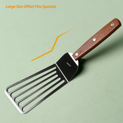 Offset Fish Spatula Turner (13'' Offset Spatula x 2)