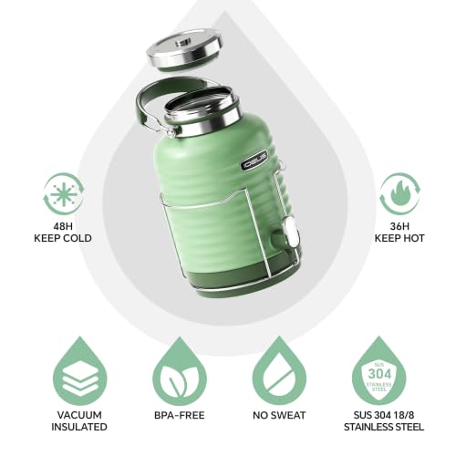 Insulated Beverage Dispenser 1.4gal (Ivy Green for Party Time / 1,4gal)