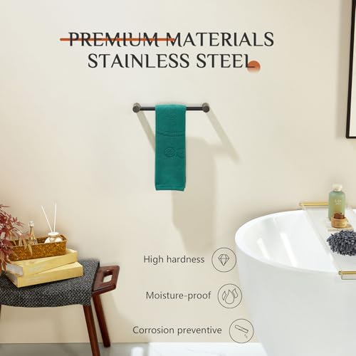 Towel Holder for Bathroom Wall 16 (Oil Rubbed Bronze / 16-Inch)