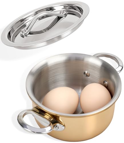 Mini Sauce Pan with Lid (0.42 QT / Rose Gold)