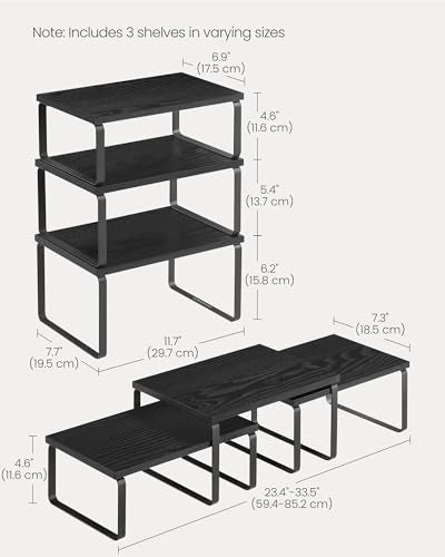 Cabinet Organizer Shelf (3 Count)
