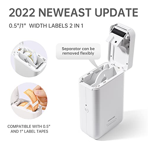 D101 Label Maker with Tape for Office Home School Organization