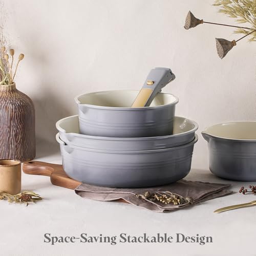 20pcs Titanium Cookware Set (Gradient Grey)