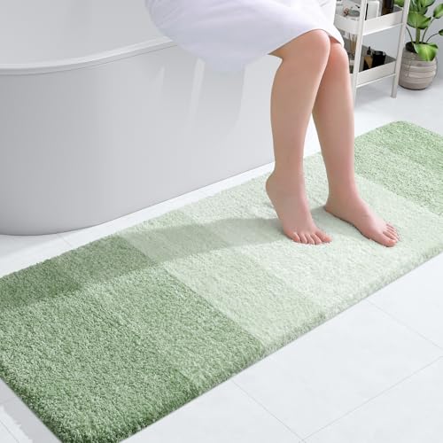 Bathroom Runner Rug 59x20 (59" X 20" / Sage Green)