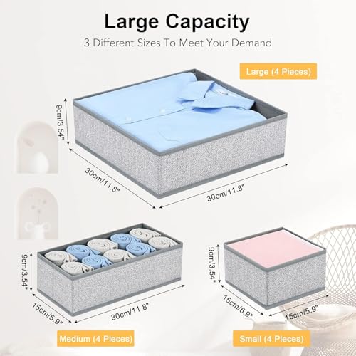 Drawer Organizer Clothes 15 Pack (15 Count)