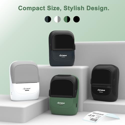 Thermal Label Maker Machine (Green)
