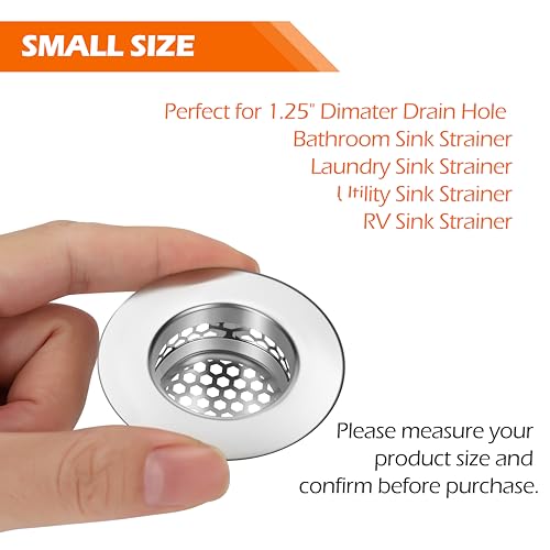 Bathroom Sink Strainer (1.1”(Fit Hole Size from 1.25" ))