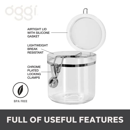 Clear Canister with Clamp Lid