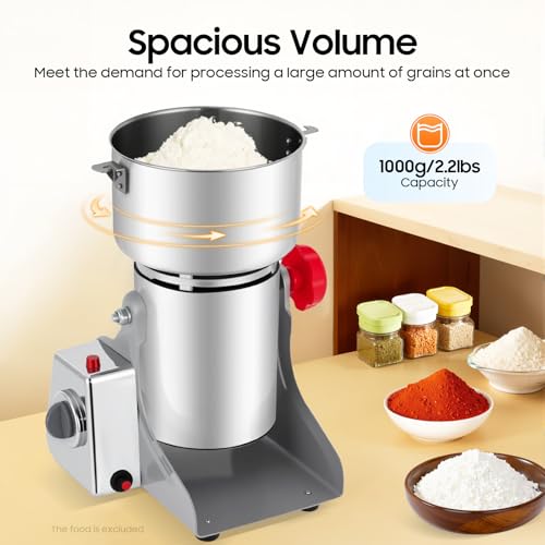 Electric Grain Mill Grinder (1000g)
