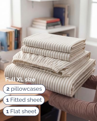 Full XL Sheets (44 - Beige Stripes 2 / Full XL)