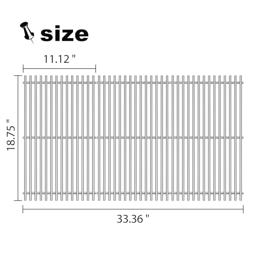 Grill Grates Parts for Weber Genesis II E (Silver 9MM)