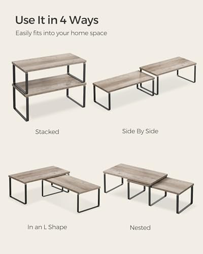 Cabinet Organizer Shelf (2 Count)