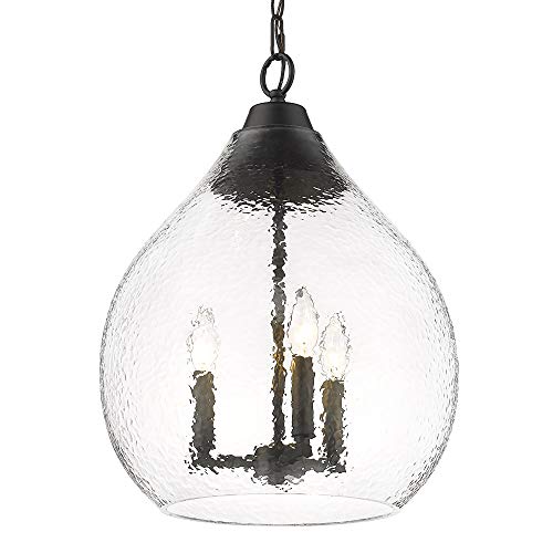 Ariella 3 Light Pendant in Matte Black (Black)
