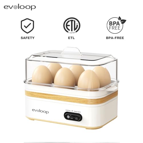 Rapid Egg Cooker Electric 6 Eggs Capacity (white)