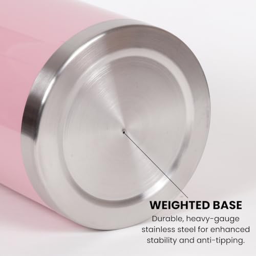 Stainless Steel Utensil Crock with Anti (Pink / Extra Large)