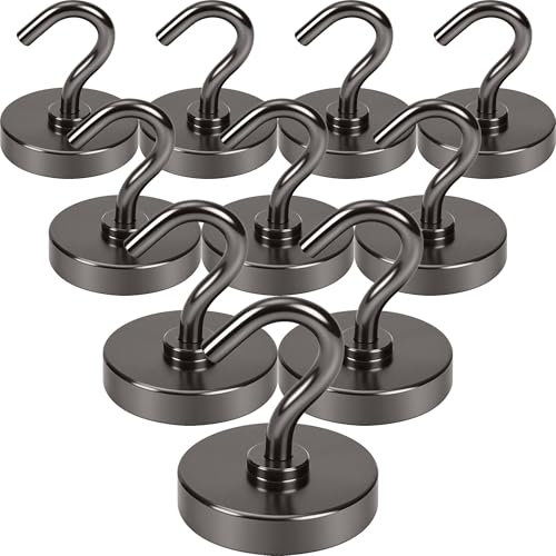 Magnetic Hooks (Gunmetal / 1.02 inches)