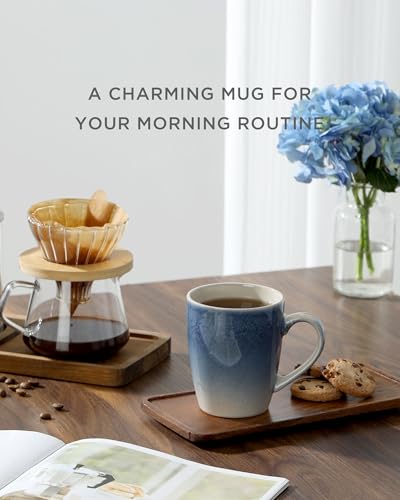 Coffee Mugs Set (8pcs / Glacier-Azure Blue)