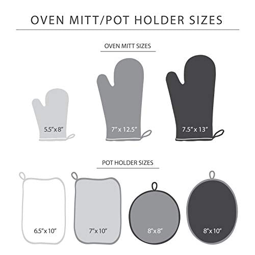 Asteroid Oven Mitt Set (7"x12.5" / Milkshake Tan)