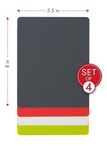 Heavy Duty Cutting Board Grippmat (5.5 x 8 inches / Gray/ Red/ White/ Green)