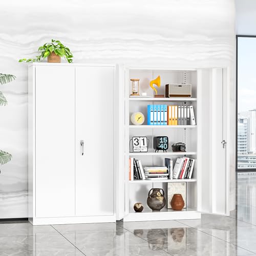 Storage Cabinet (White / 71")