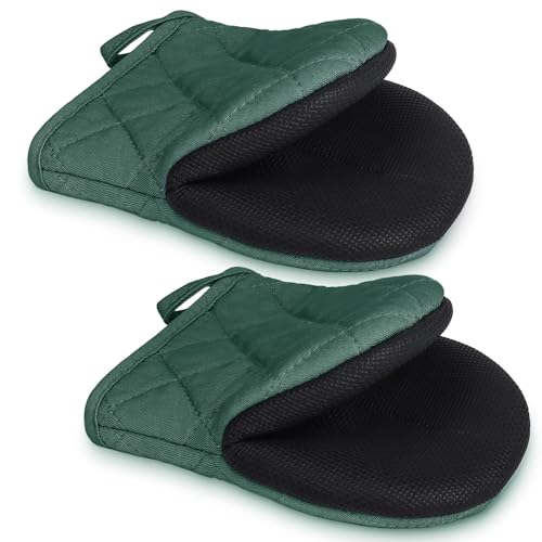 1 Pair Short Oven Mitts (Armygreen)