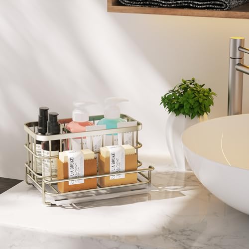 Kitchen Sink Caddy Organizer (Brushed Nickel)