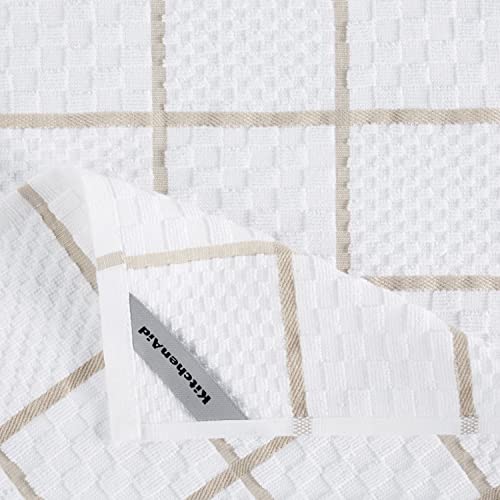 Quilted Cotton Terry Cloth Oven Mitt (Milkshake Tan)