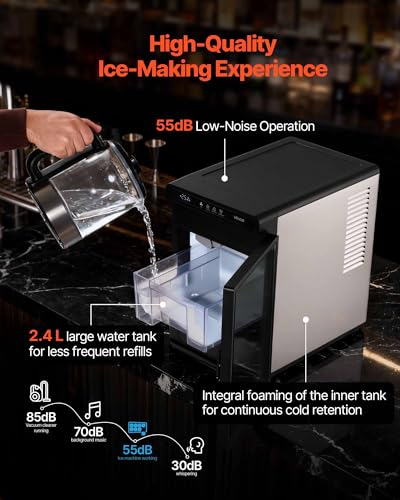 1.6" Clear Ice Cube Maker